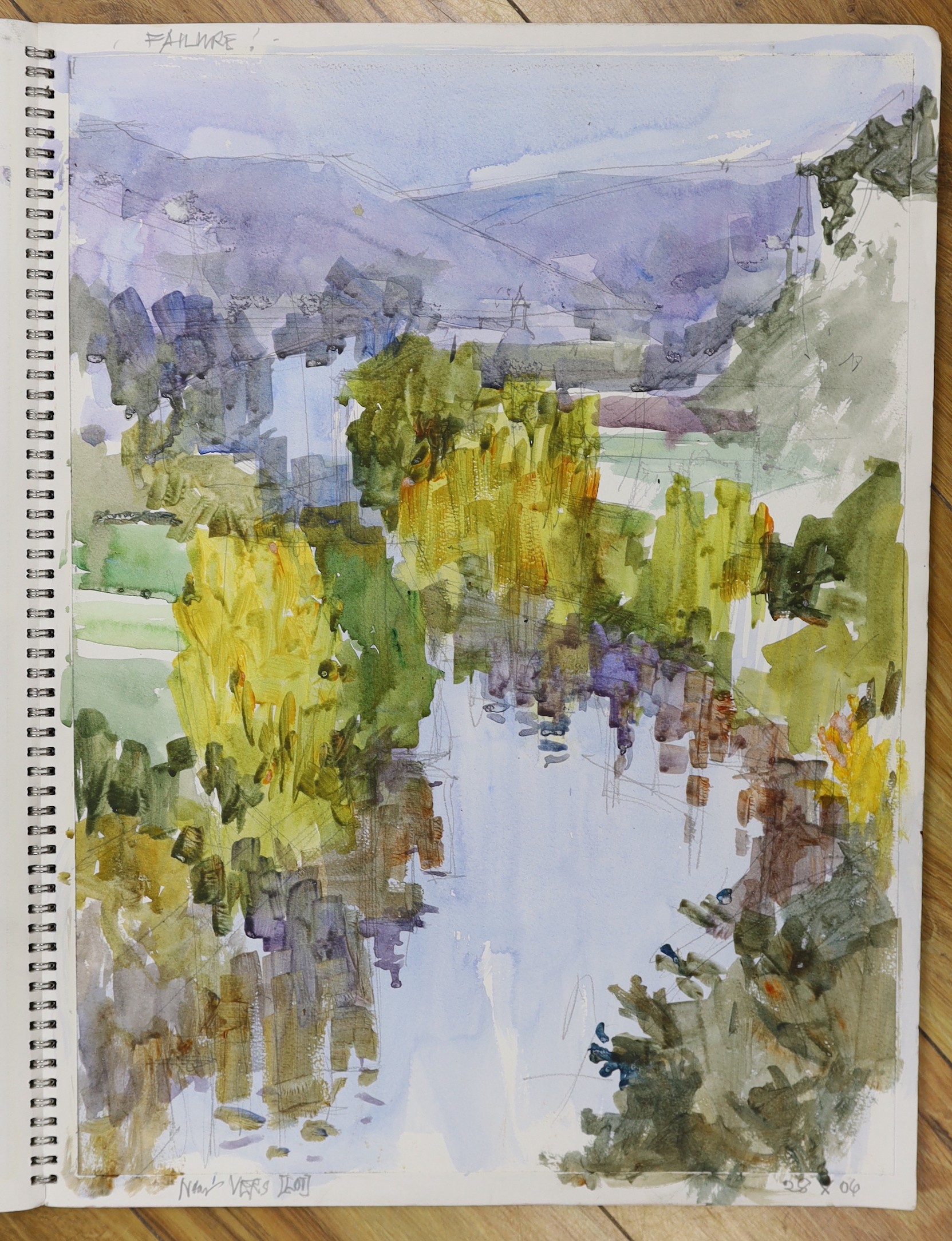 Michael Cadman (1920-2012), a folio of assorted watercolours, mostly France, many signed and dated, largest 42 x 60cm